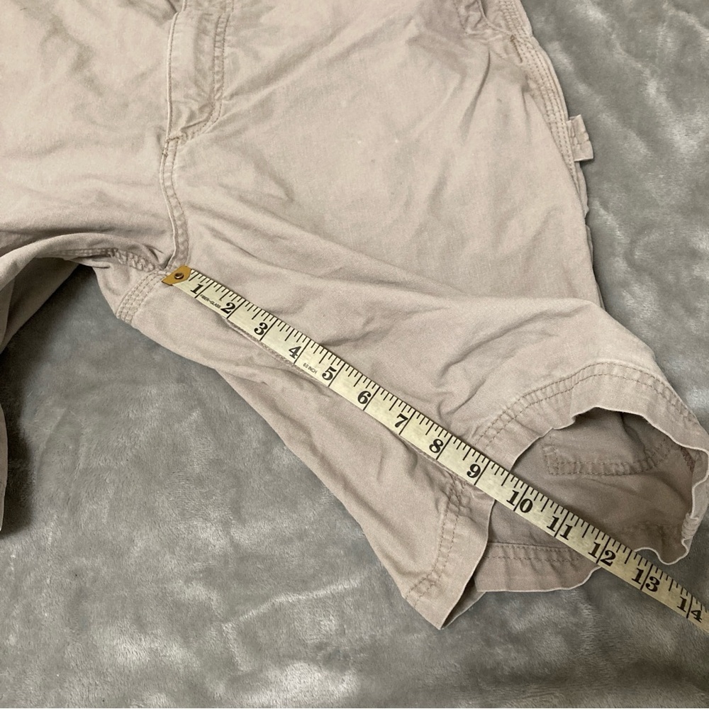 Carhartt Loose Fit Men's Tan Work Cargo Shorts Size 34 - Picture 12 of 16